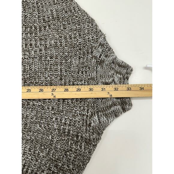 Pink Rose Womens Cardigan Size Medium Brown Long Sleeve Open Front - Picture 10 of 11